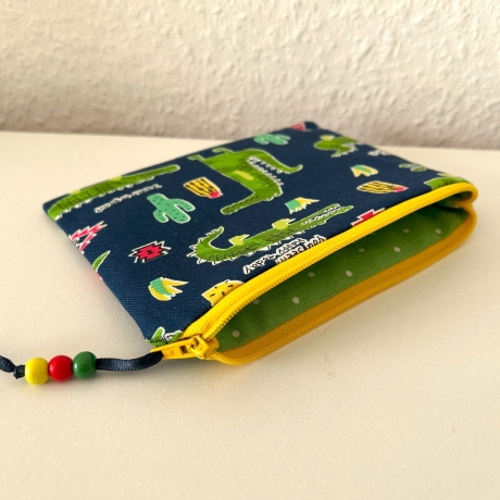Kinder-Täschchen Geldbeutel Kleinkram Krokodile