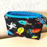 Kinder-Täschchen Geldbörse Kleinkram 16x12cm Weltraum