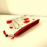 Schminktäschchen Etui Mohnblumen 21x14 cm
