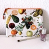 Großes Schminktäschchen Etui Obstmotive 23x17 cm