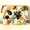 Schminktäschchen XL Kosmetik Etui Obstmotive 23x17 cm