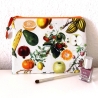 Schminktäschchen XL Kosmetik Etui Obstmotive 23x17 cm