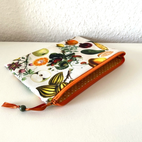 Schminktäschchen XL Kosmetik Etui Obstmotive 23x17 cm