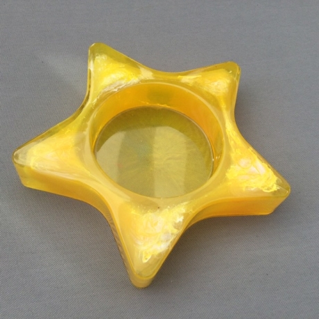 Stern Teelichthalter aus Giesharz
