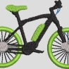 Ferberline Stickdatei E-Bike Set Lächeln ab 10x10