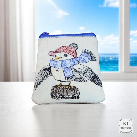ED0002 –Möwe im Scribble Stil – ab 10x10 cm 