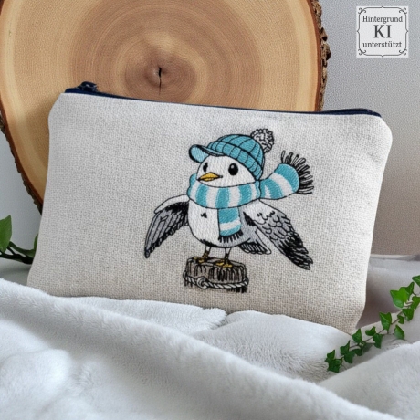 ED0002 –Möwe im Scribble Stil – ab 10x10 cm 