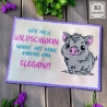 ED0004 –Wildschwein im Scribble Stil ikl. ITH – ab 10x10 cm 