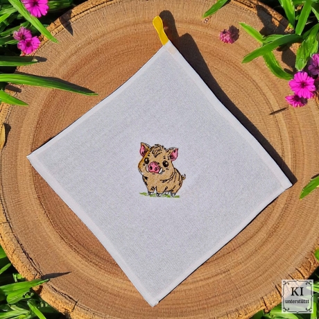 ED0004 –Wildschwein im Scribble Stil ikl. ITH – ab 10x10 cm 