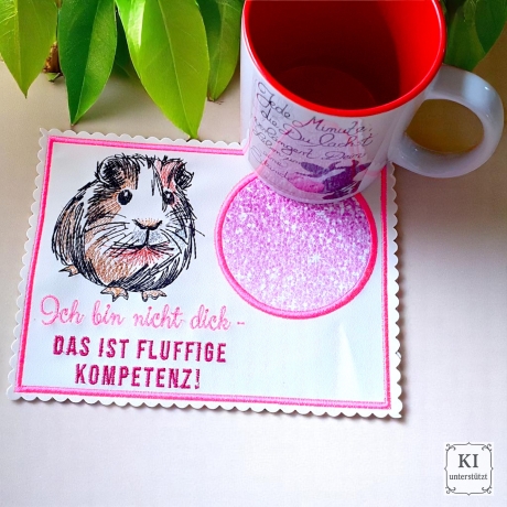 ED0005 –Meerschweinchen im Scribble Stil inkl. ITH – ab 10x10 cm 