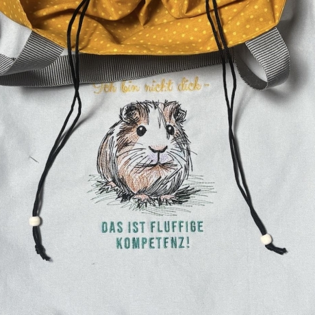 ED0005 –Meerschweinchen im Scribble Stil inkl. ITH – ab 10x10 cm 