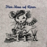 ED0011 –Herr Maus auf Reisen Scribble Stil – ab 13x18 cm 