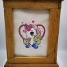 ED0015 – Einhornkopf & Spruch (Doro-Collection) - ab 10x10 Rahmen