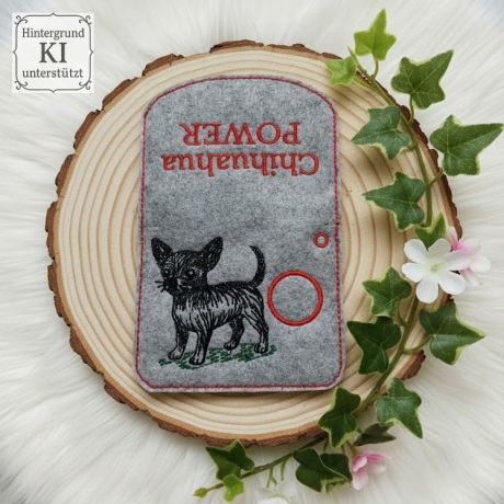 ED0033– Stickdateien Hunde ITH-Kacki-Beutel - ab 10x10 Rahmen