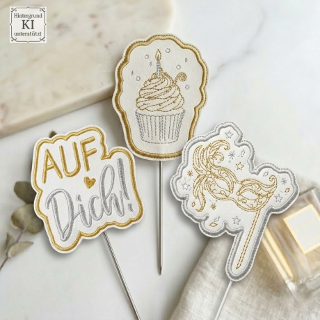 ED0034– Stickdateien Party - ab 10x10 Rahmen