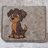 ED0036– Stickdateien Wuffis ITH-Kacki-Beutel 2 - ab 13x18 Rahmen