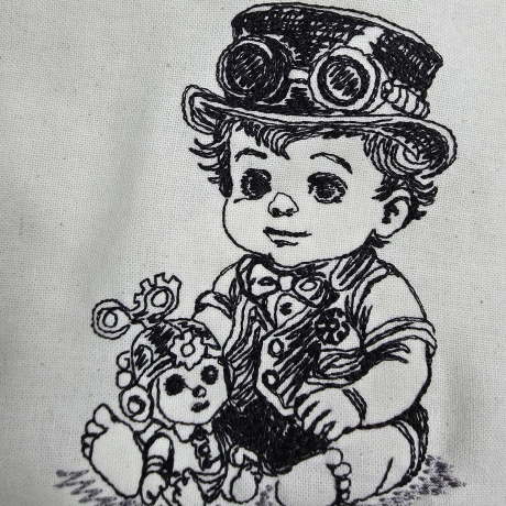 ED0037– Stickdateien Steampunk - ab 10x10 Rahmen