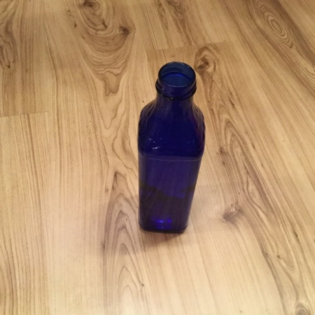 Flaschenlicht blau