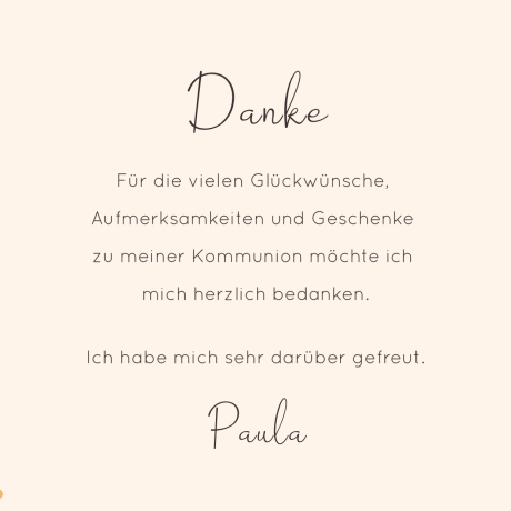 50 Dankeskarten Kommunion Konfirmation Frühlingsgelb