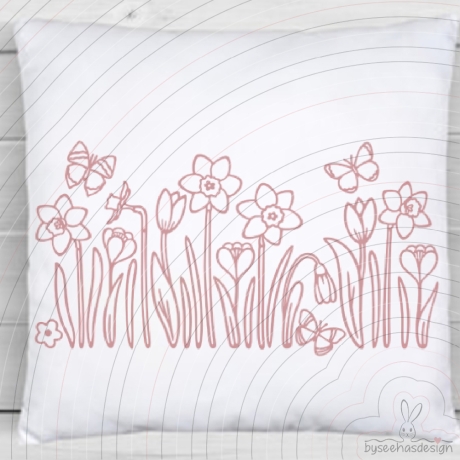 Easter Flowers Plotterdatei SVG DXF
