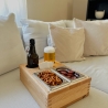 Sofa Butler - Couch Tablett - Bierkiste - Geschenk aus Eiche NEU