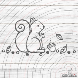 Eichhörnchen Plotterdatei SVG DXF 