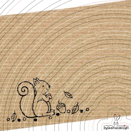 Eichhörnchen Plotterdatei SVG DXF 