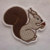 Applikation/Aufnäher niedliches Eichhörnchen