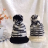 Eierwärmer Eier-Mützen Pudelmützen für Eier 2er-Set Handgestrickt