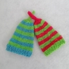 Gestrickte Eierwärmer im 2er Set Zipfelmützen aus Sockenwolle
