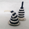 Gestrickte Eierwärmer im 2er Set Zipfelmützen aus Sockenwolle