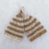 Gestrickte Eierwärmer im 2er Set Zipfelmützen aus Sockenwolle