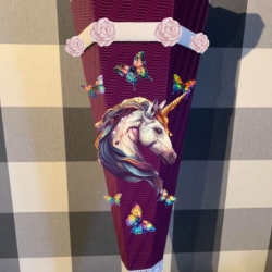 Schultüte Bastelset Einhorn Eila verschiedene Farben