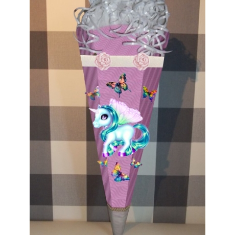 Schultüte Bastelset Einhorn Faya verschiedene Farben