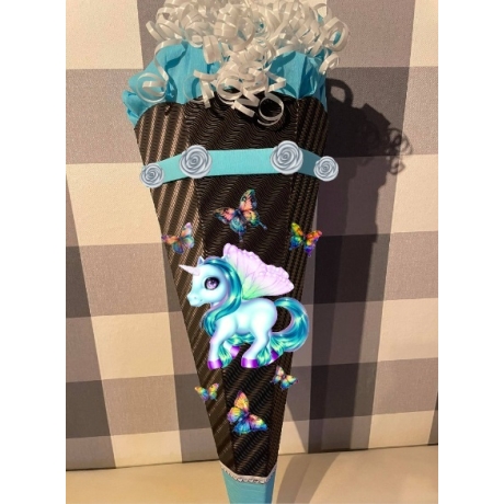 Schultüte Bastelset Einhorn Faya verschiedene Farben