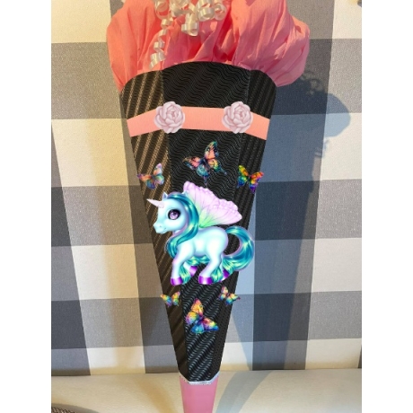 Schultüte Bastelset Einhorn Faya verschiedene Farben