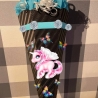 Dekoelemente für Schultüte Einhorn Gara verschiedene Farben