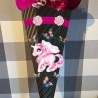 Dekoelemente für Schultüte Einhorn Gara verschiedene Farben