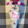 Dekoelemente für Schultüte Einhorn Gara verschiedene Farben