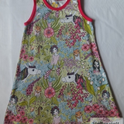 Ärmelloses Kinderkleid Einhorntraum Größe 110