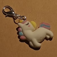 Niedlicher Einhorn Clip Anhänger Bettelarmband Kinder