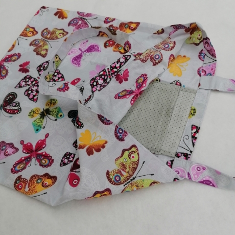 faltbare Einkaufstasche Shopper Stofftasche Nähstudio Schöffel 