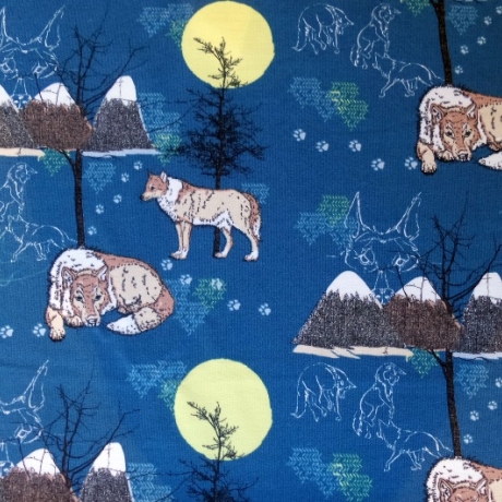 Einsamer Wolf Biosweat Lillestoff