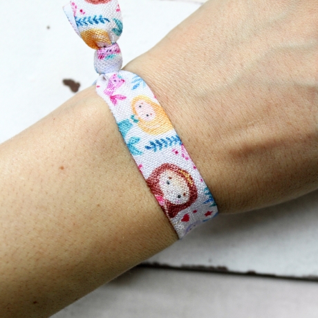 Elastisches Kinderarmband mit Meerjungfrau | Kleines Geschenk