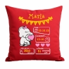 Kissen 40x40 cm WELCOME GIRL personalisiert mit Geburtsdaten/Name