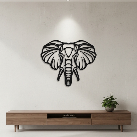 Elefanten-Wandbild – Stilvolle Deko für Zuhause oder Büro