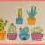 Stickdatei-Set Doodle-Kakteen, Kaktus, cactus, succulents, Appli,
