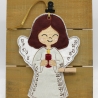 Stickdatei ITH Engel Adventskalender 13x18cm