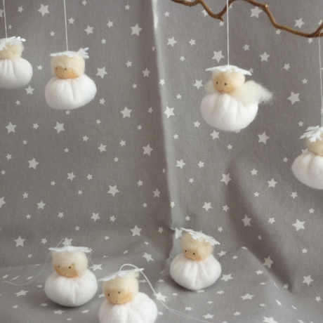 3 Schneeflöckchen im Set