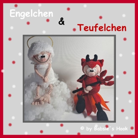 Häkelanleitung ♡ Engelchen & Teufelchen♡ 